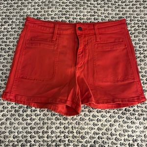 Universal Thread Red Hi-Rise Midi Shorts